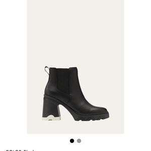 Sorel Brex Leather Chelsea Boot Heels